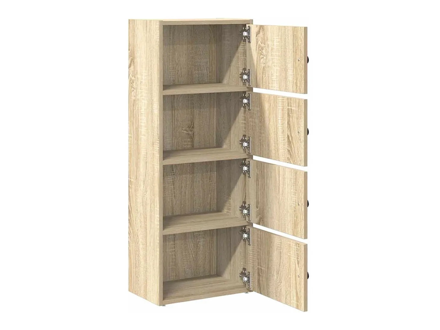 Estantería de madera de ingeniería roble sonoma 40x24x102 cm