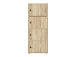 Estantería de madera de ingeniería roble sonoma 40x24x102 cm