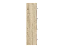 Estantería de madera de ingeniería roble sonoma 40x24x102 cm