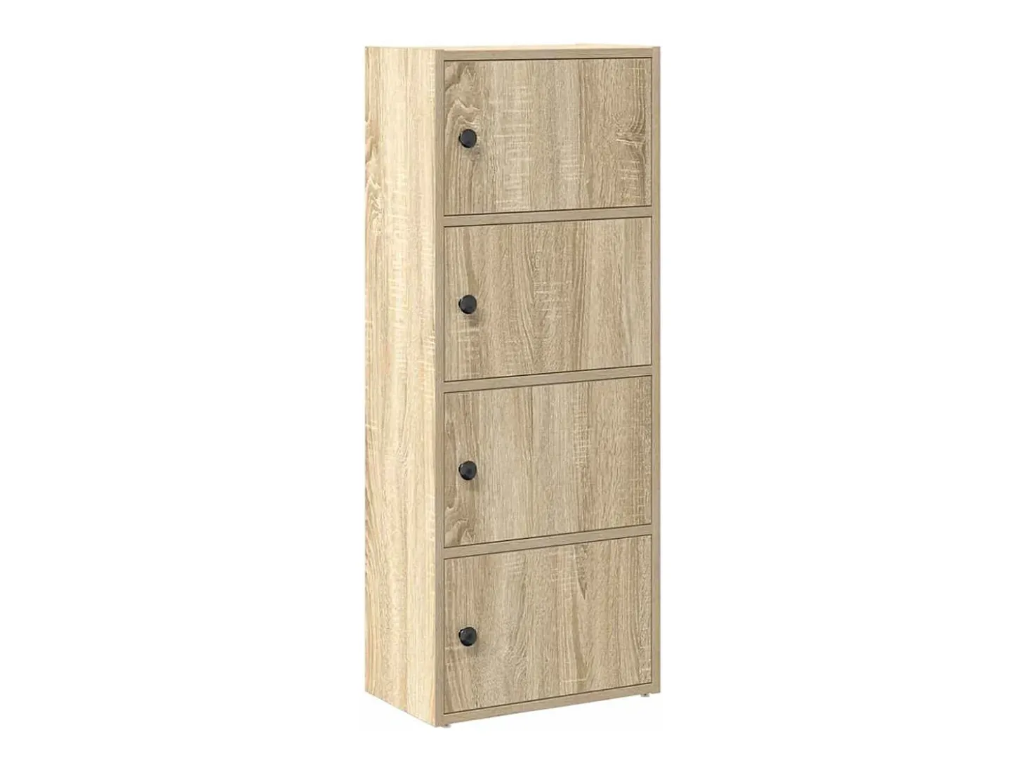 Estantería de madera de ingeniería roble sonoma 40x24x102 cm