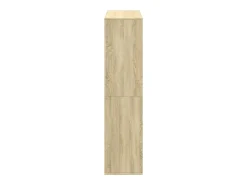 Estantería de madera de ingeniería roble Sonoma 100x33x135 cm