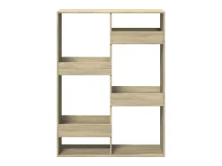 Estantería de madera de ingeniería roble Sonoma 100x33x135 cm
