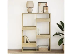 Estantería de madera de ingeniería roble Sonoma 100x33x135 cm