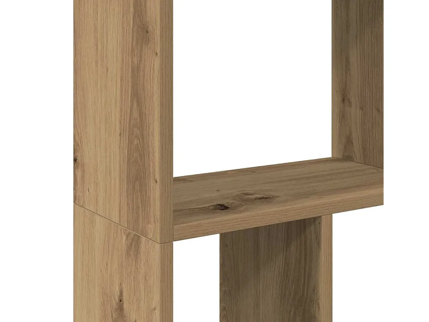 Estantería de madera de ingeniería roble artisian 60x20x120 cm