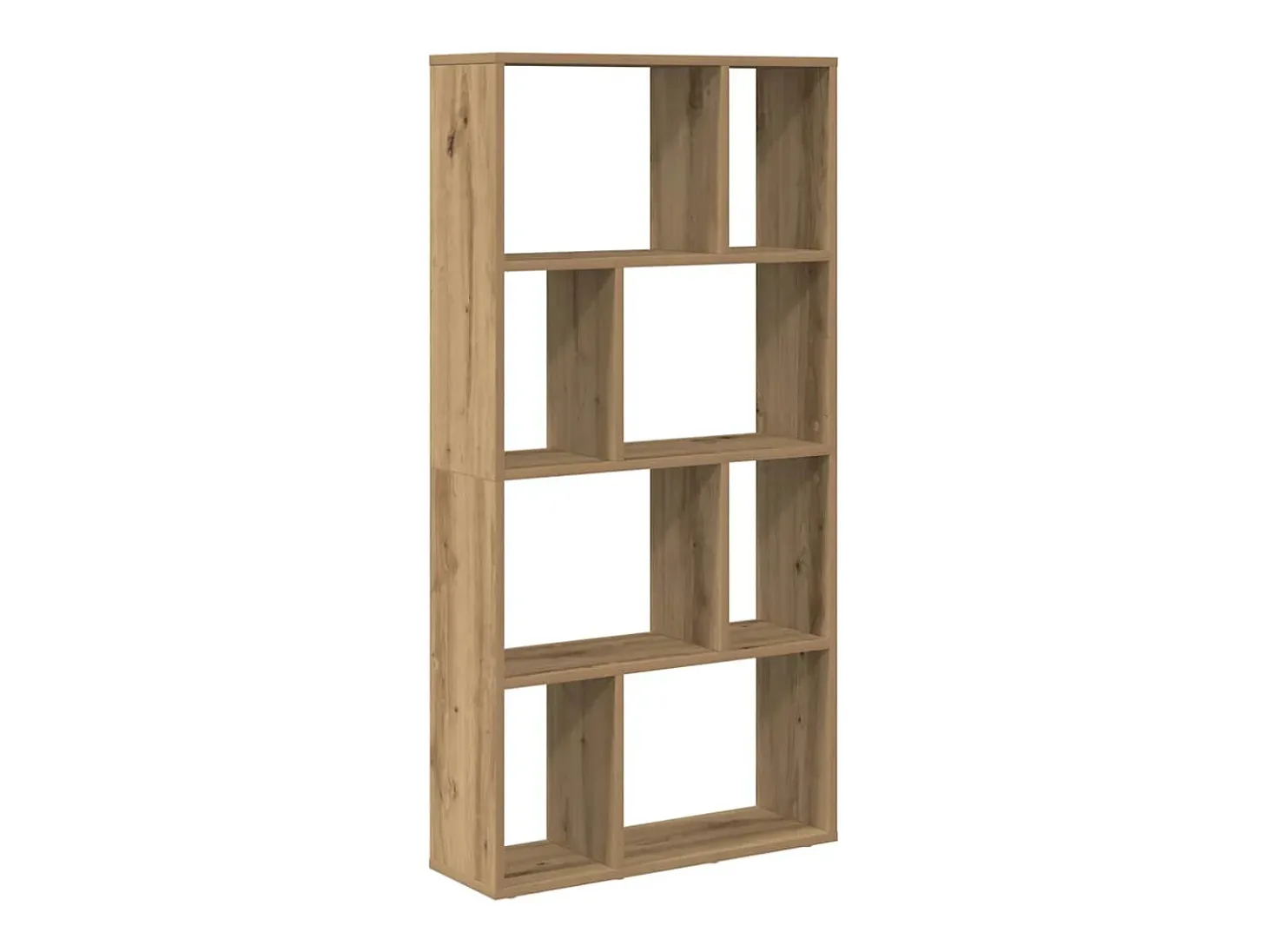 Estantería de madera de ingeniería roble artisian 60x20x120 cm