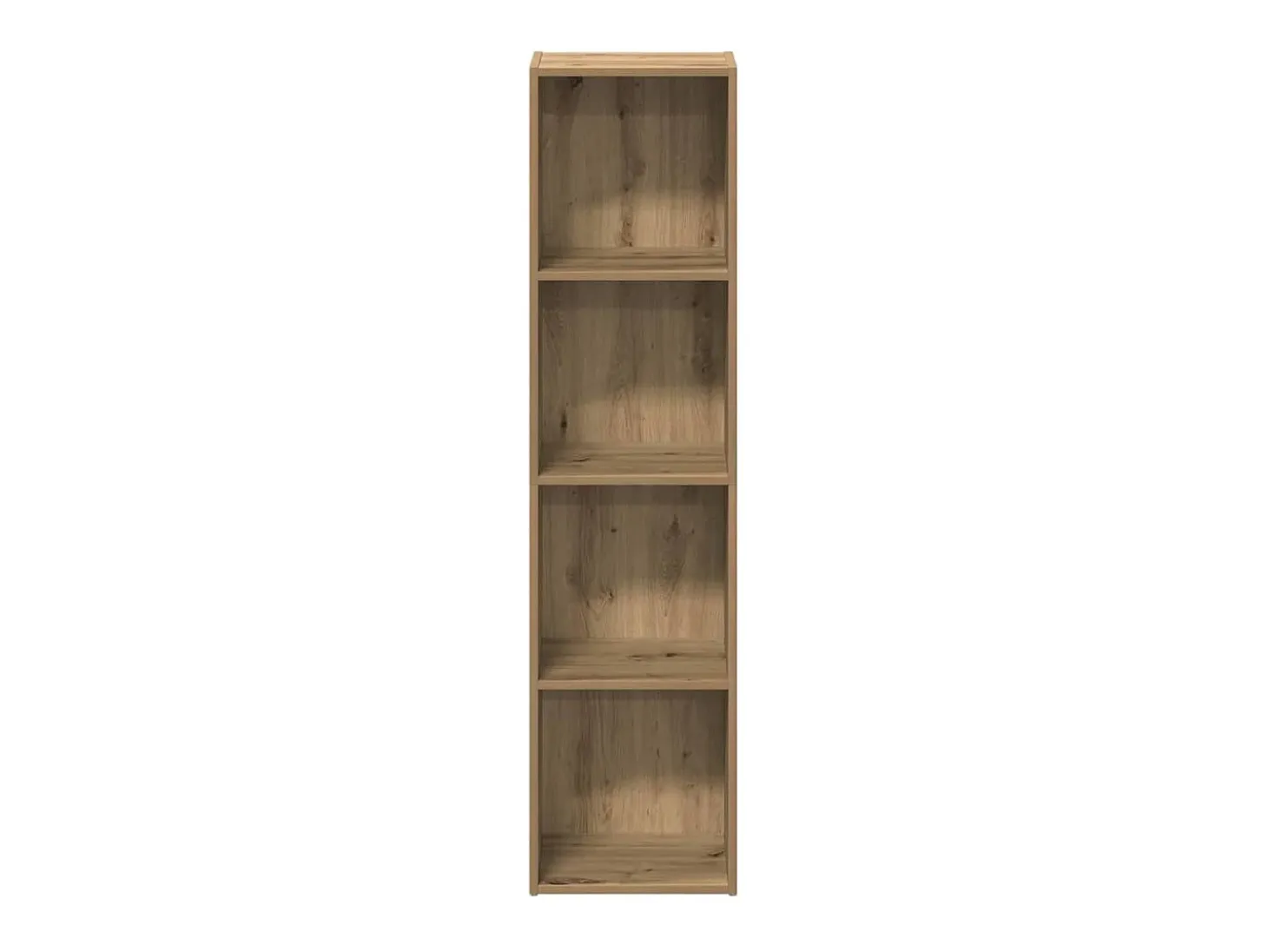 Estantería de madera ingeniería roble artisan 36x30x143 cm