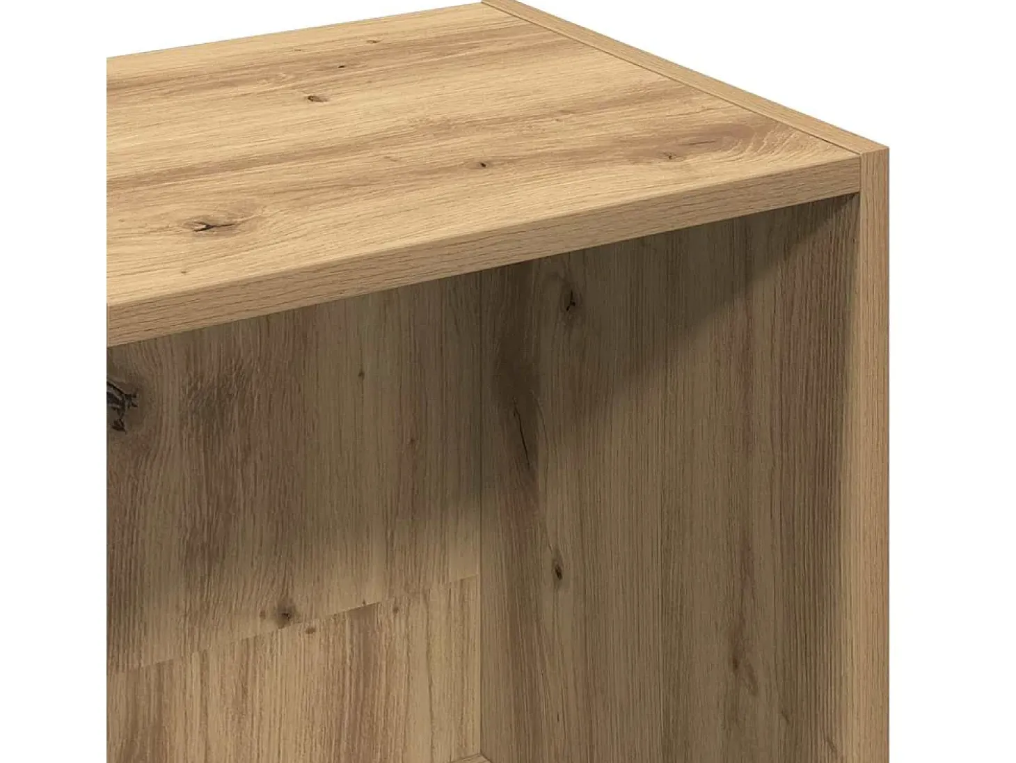 Estantería de madera ingeniería roble artisan 36x30x143 cm