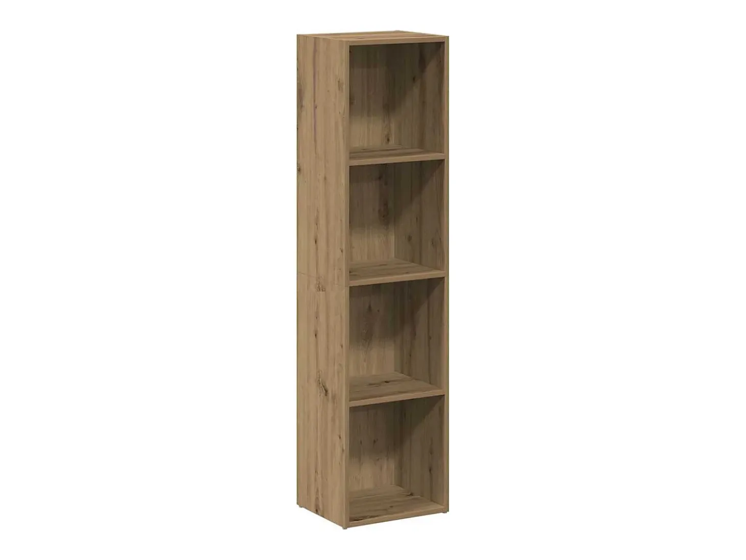 Estantería de madera ingeniería roble artisan 36x30x143 cm