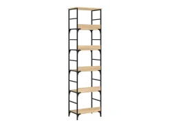 Estantería de madera ingeniería roble Sonoma 50x33x188,5 cm
