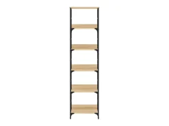 Estantería de madera ingeniería roble Sonoma 50x33x188,5 cm