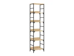 Estantería de madera ingeniería roble Sonoma 50x33x188,5 cm