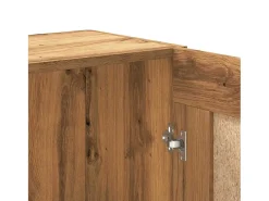 Estantería de madera ingeniería roble artisan 82,5x30,5x150 cm