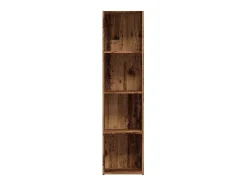 Estantería de madera ingeniería madera envejecida 36x30x143 cm