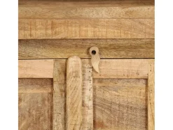 Estantería de madera maciza de mango 50x30x180 cm