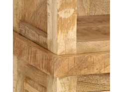 Estantería de madera maciza de mango 50x30x180 cm