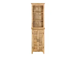 Estantería de madera maciza de mango 50x30x180 cm