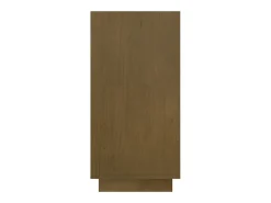 Estantería de madera maciza de pino marrón miel 80x35x71 cm