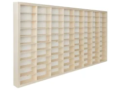 Estantería de Madera para Mini Coches con 80 Compartimentos - Organizador de Colección para Niños
