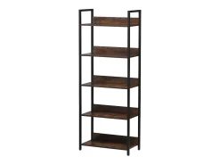 Estantería de Metal Abierta SucceBuy de 5 Niveles para Sala de Estar, Dormitorio y Oficina
