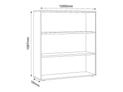 Estantería de oficina Salia 3px AN. 100 cm