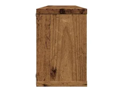 Estantería de pared cúbica 2 piezas madera vieja 60x15x23 cm