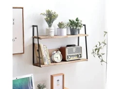 Estantería de pared Eloi de 2 niveles
