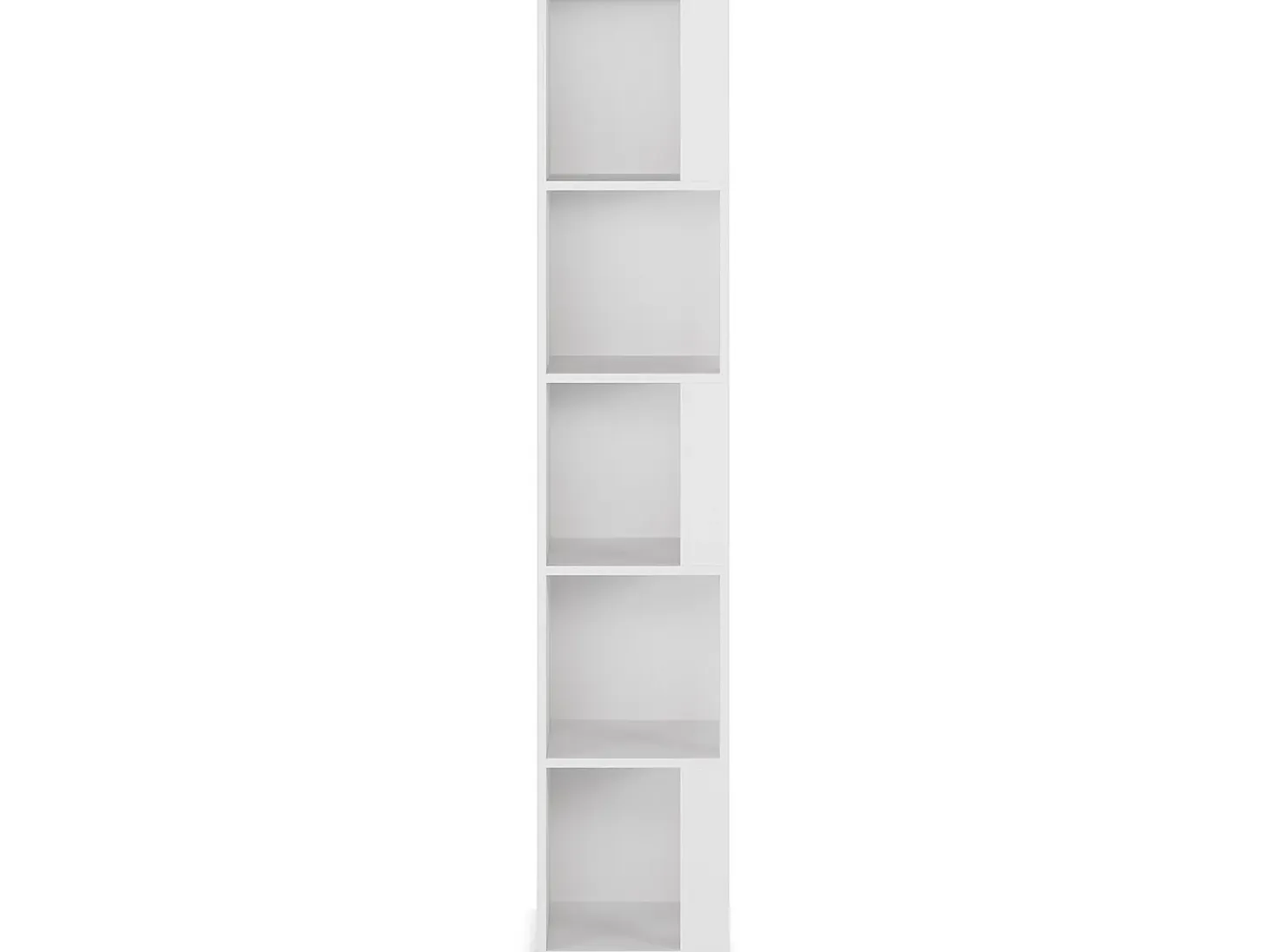 Estantería de rincón Fiyi 5 huecos color Blanco