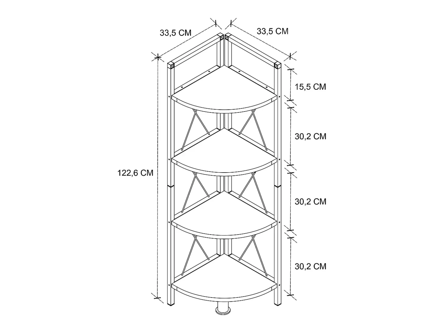 Estantería de soporte Insasi