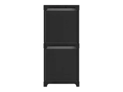 Estantería expositora 6 cubos y cajas Negro 103x30x72,5 cm Tela