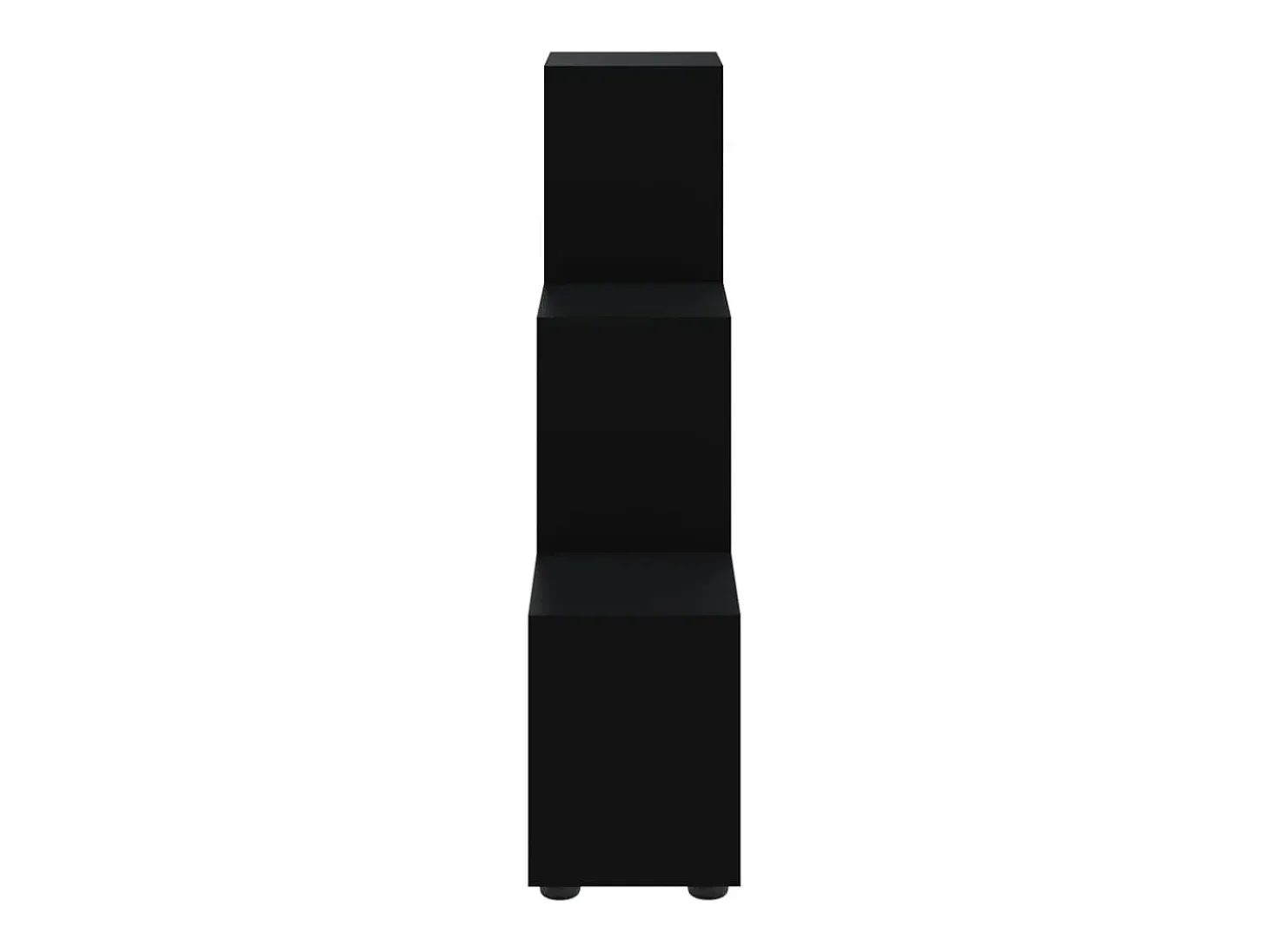 Estantería forma de escalera madera contrachapada negro
