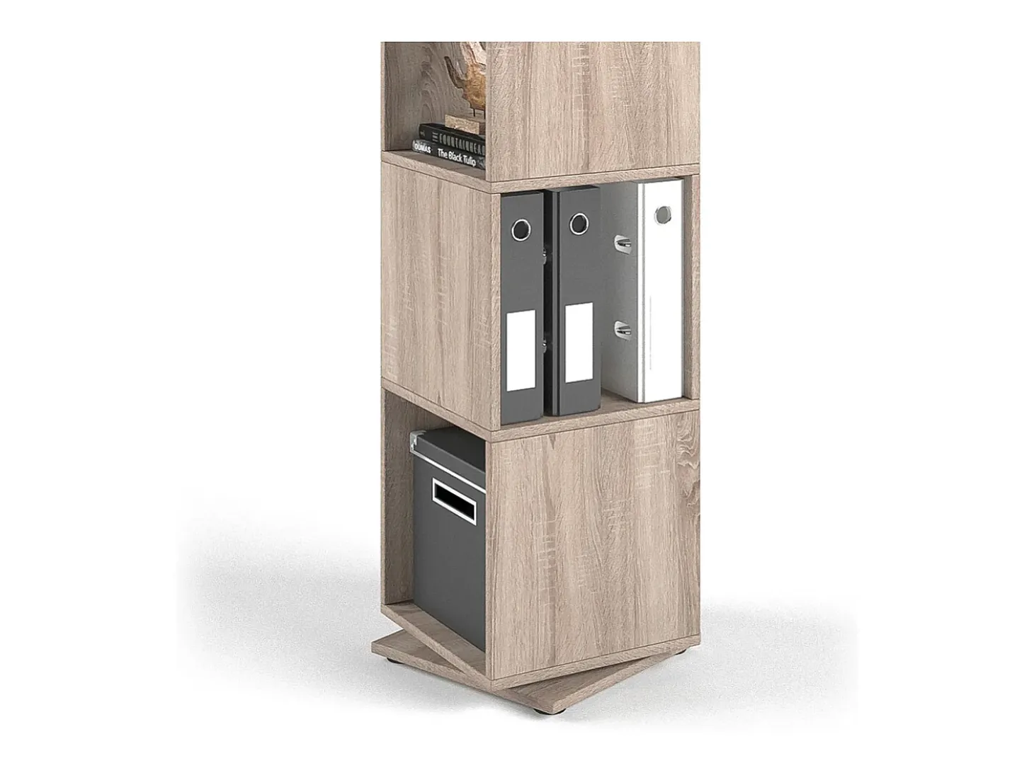 Estantería giratoria sonoma 35.2x35.2x144.2
