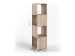 Estantería giratoria sonoma 35.2x35.2x144.2