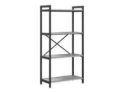 Estantería Gris sonoma 60 x 30 x 118 cm Madera contrachapada