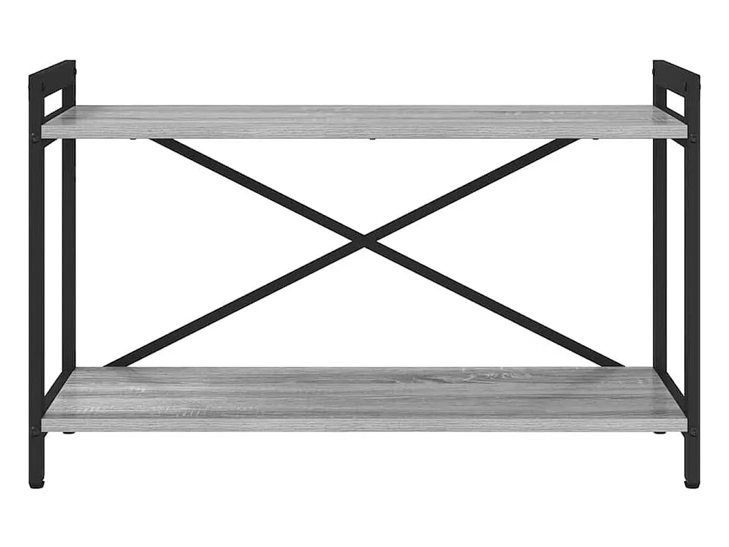 Estantería Gris sonoma 80 x 30 x 48.5 cm Madera contrachapada