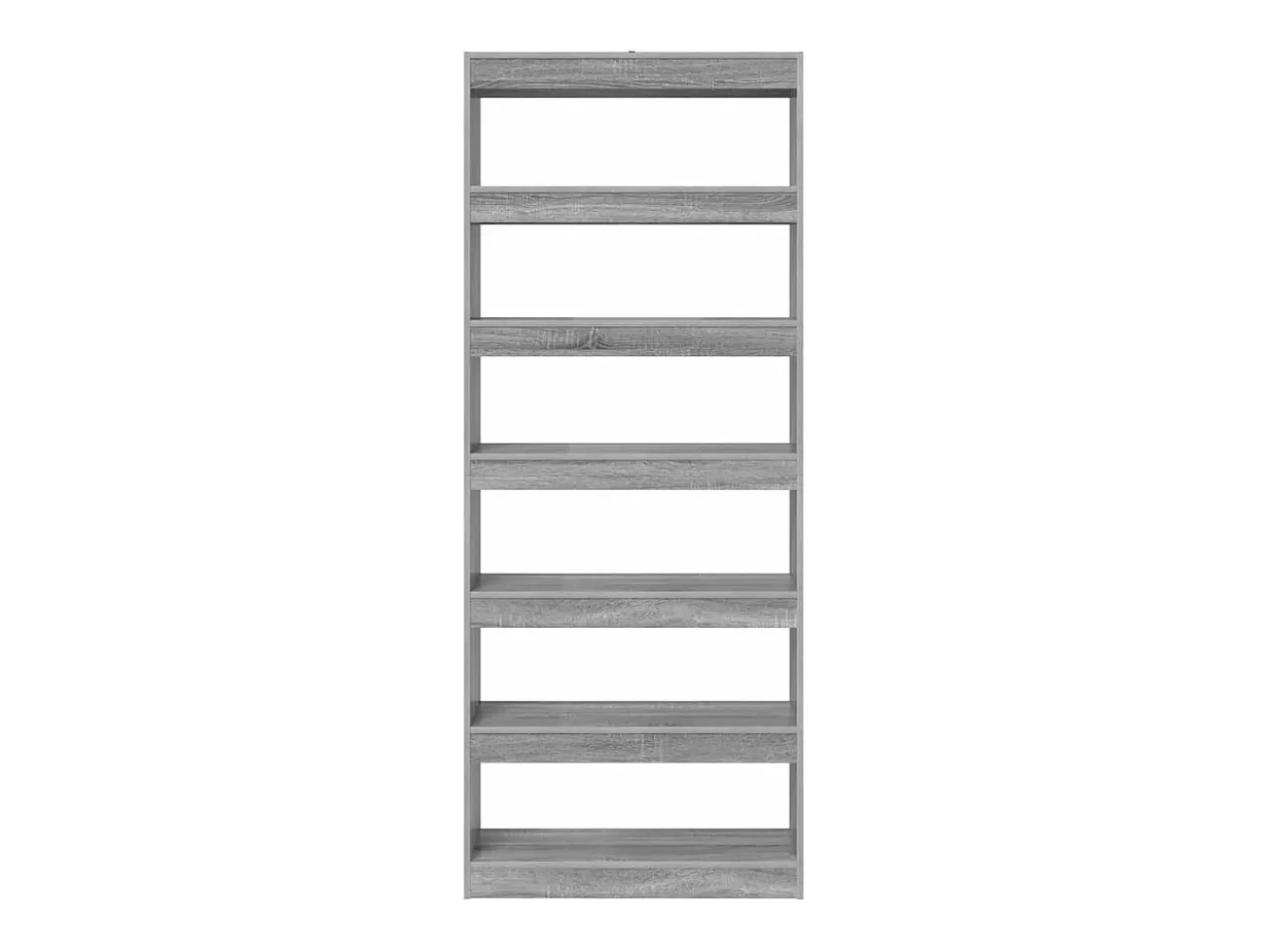 Estantería Gris sonoma 80 x 30 x 198 cm Madera contrachapada