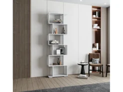 Estantería haaus Tokyo, 6 Cajones, Blanco, 60 x 24 x 196 cm