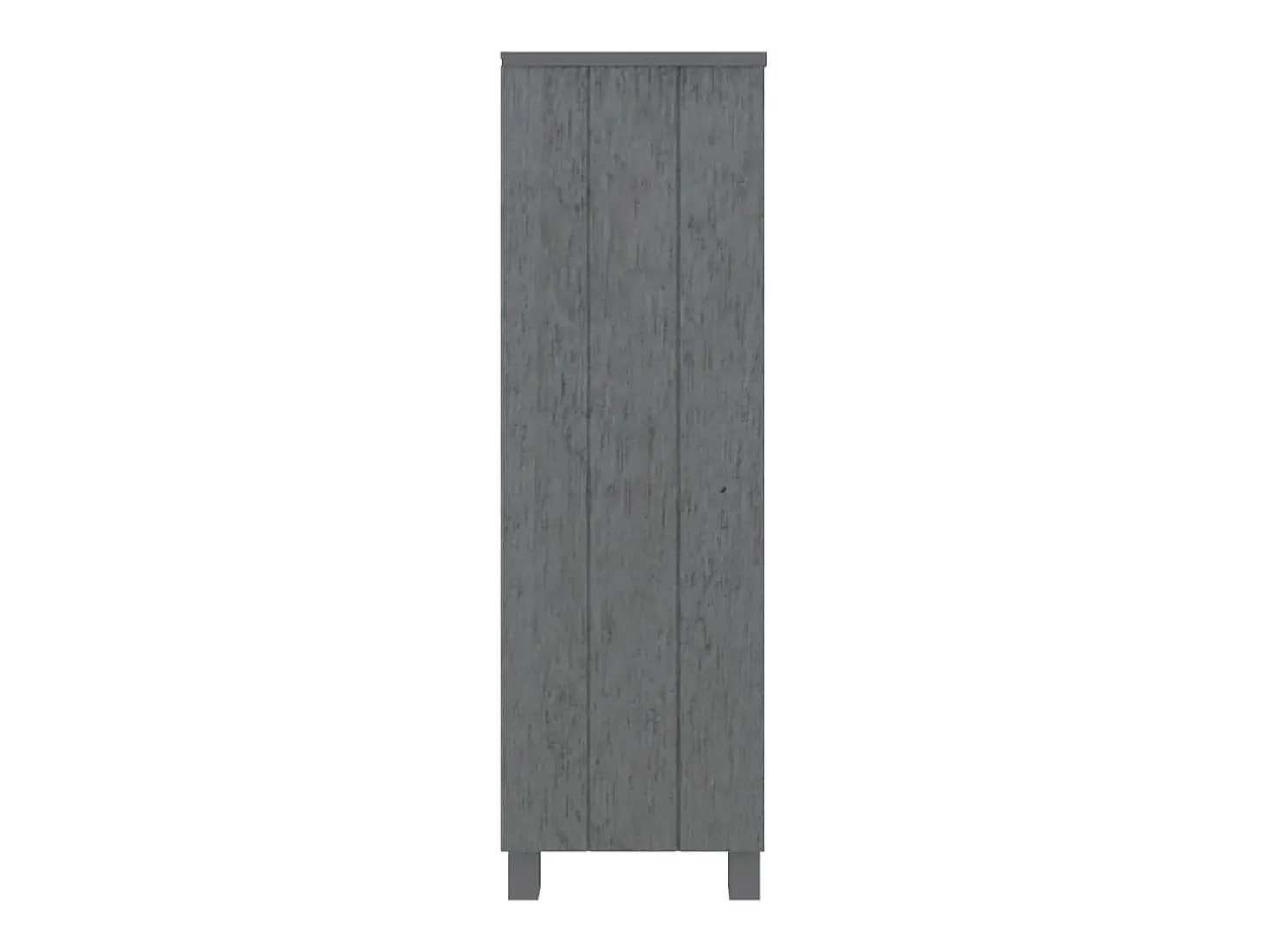 Estantería HAMAR madera maciza pino gris oscuro 85x35x112 cm