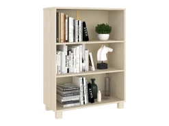 Estantería HAMAR madera pino maciza marrón miel 85x35x112 cm