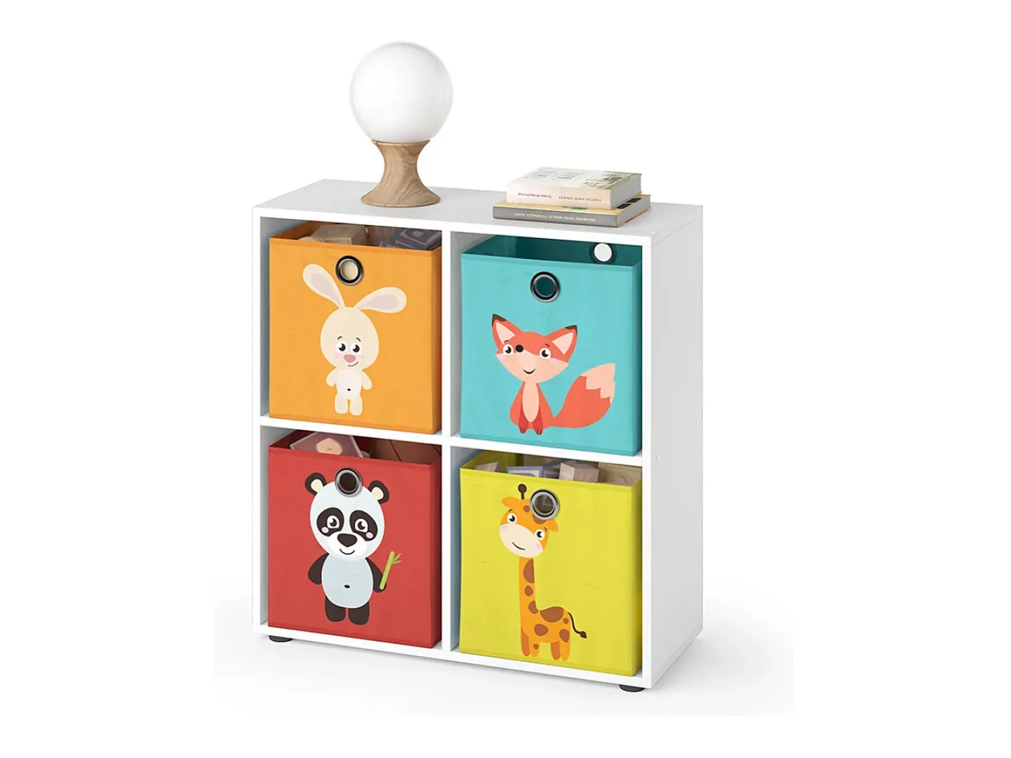 Estantería infantil blanco 72.6x29x72 tetra