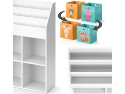 Estantería infantil blanco 72x31.2x114.2 luigi