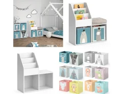 Estantería infantil blanco 30.9x72x79 luigi