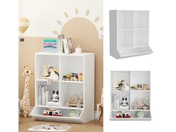 Estantería infantil blanco 65.5x31x82.5 conny