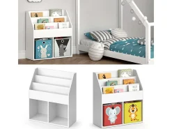 Estantería infantil blanco 72x30.7x79 luigi