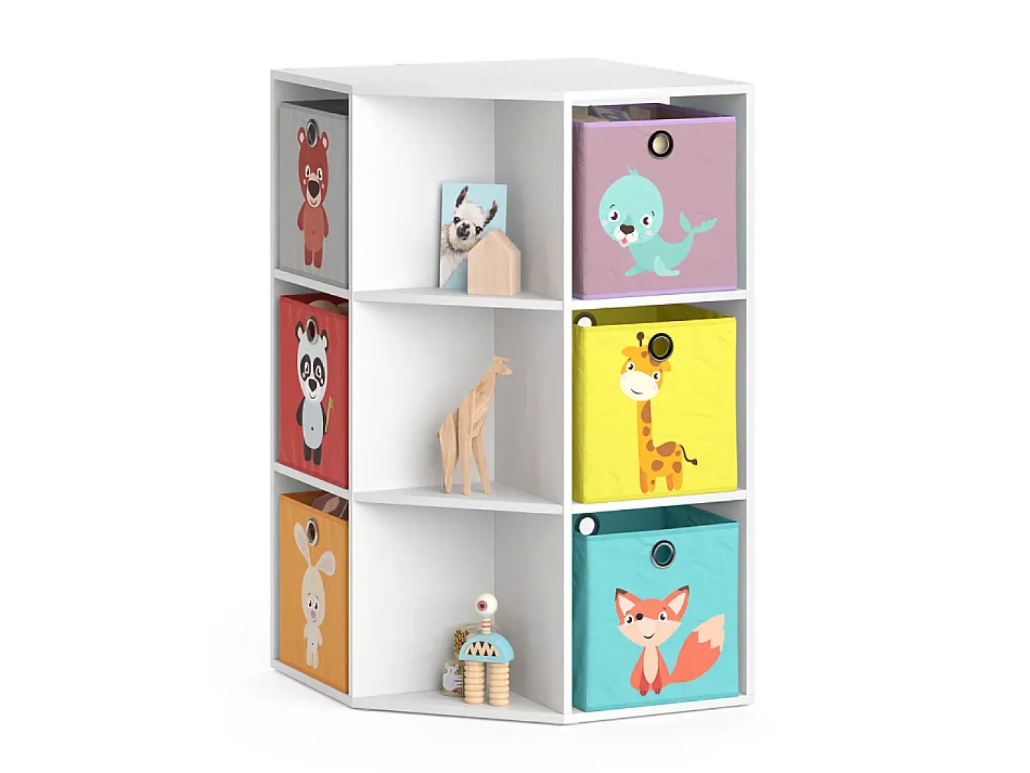 Estantería infantil blanco 64x64x107.8 luigi