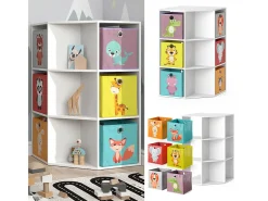 Estantería infantil blanco 64x64x107.8 luigi