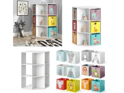 Estantería infantil blanco 64x64x107.8 luigi