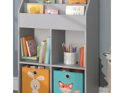 Estantería infantil gris 72x31.2x114.2 luigi