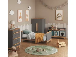 Estantería infantil gris/artisan 80x37x46 malia