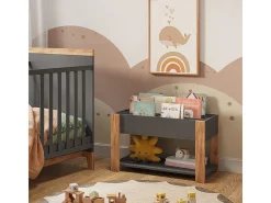 Estantería infantil gris/artisan 80x37x46 malia