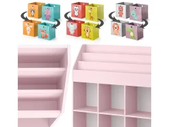 Estantería infantil rosa 107.2x31.2x114.2 luigi